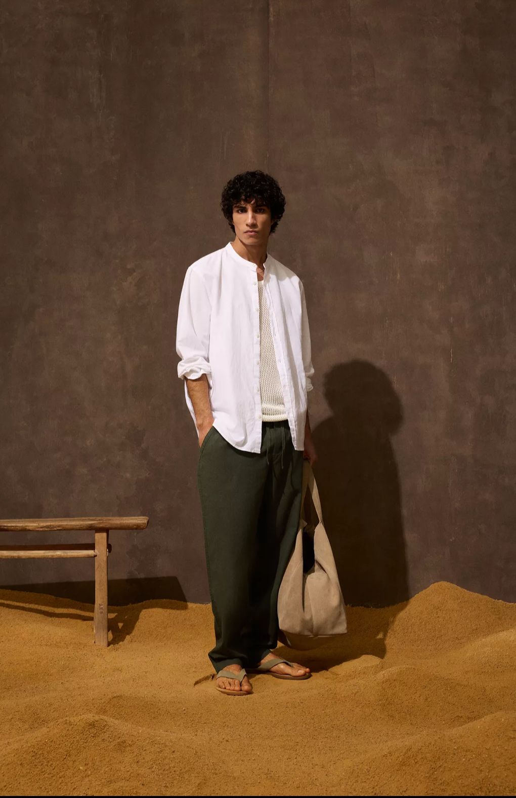 COTTON-LINEN SHIRT